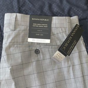 Men’s Banana Republic Stretch No Iron Dress Pants